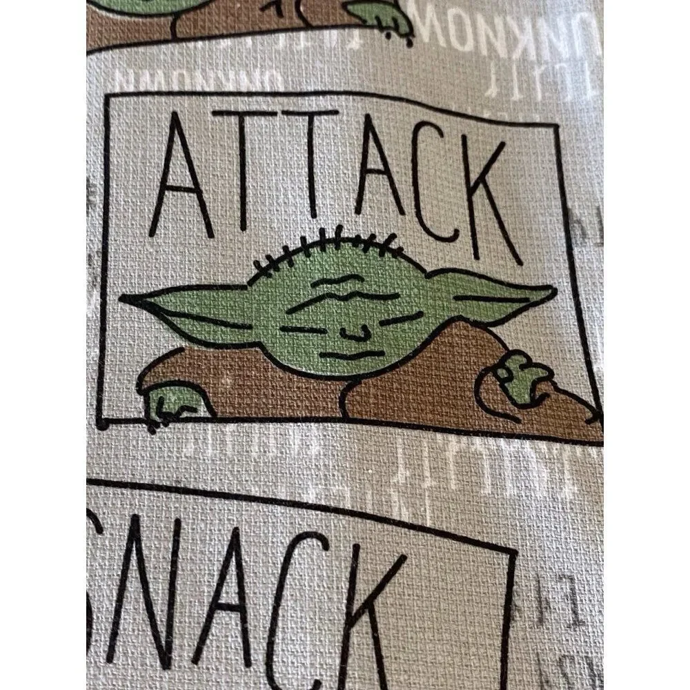 2 Pack Star Wars The Mandalorian Grogu Snack Attack Kitchen Towels Baby Yoda NEW